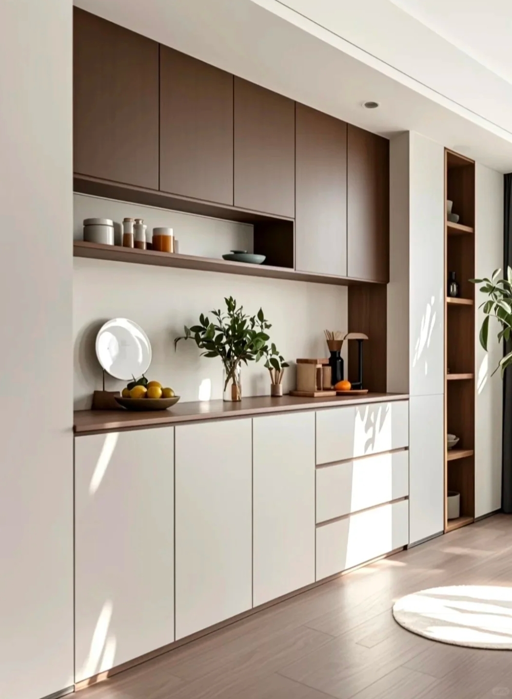 साइडबोर्डसाठी आकर्षक रंग योजना